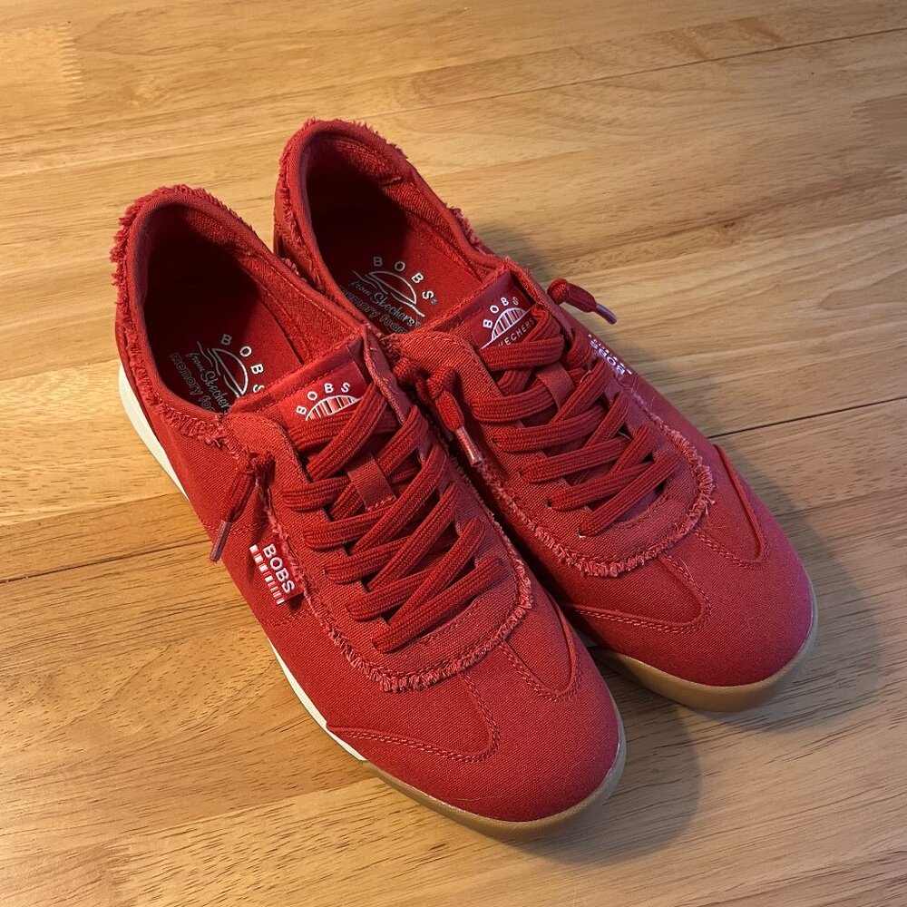 Sketchers "Bobs" shoes. Red. Size 8 1/2